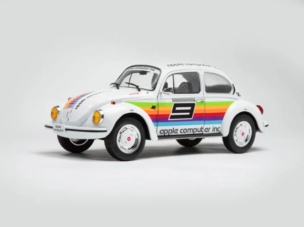 VOLKSWAGEN BEETLE 1303 K3 TRIBUTE WHITE 1975 miniature 1/18 Solido vue avant gauche