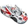 MCLAREN F1 GTR SHORT TAIL WHITE #01 N.PIQUET / J.CECOTTO 2 HORAS DE BRASILIA 1996 - 1/18 Solido