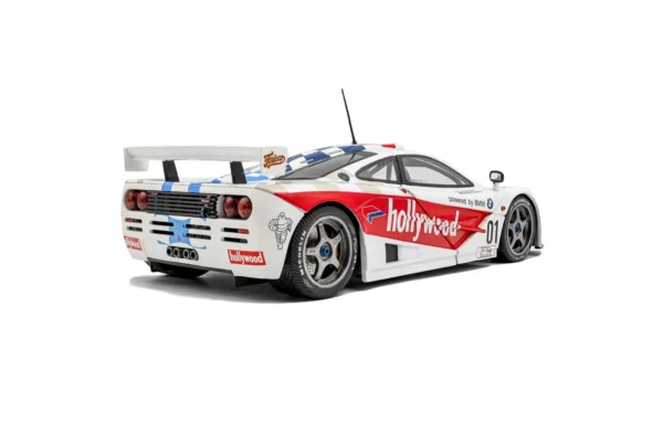 MCLAREN F1 GTR SHORT TAIL WHITE #01 N.PIQUET / J.CECOTTO 2 HORAS DE BRASILIA 1996 - 1/18 Solido