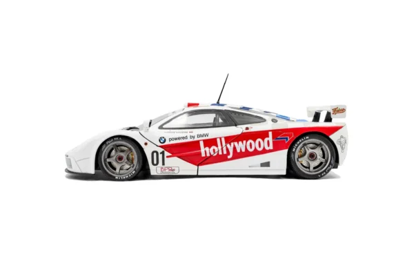 MCLAREN F1 GTR SHORT TAIL WHITE #01 N.PIQUET / J.CECOTTO 2 HORAS DE BRASILIA 1996 - 1/18 Solido
