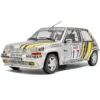 RENAULT 5 GT TURBO MK2 SILVER #17 A.OREILLE TOUR DE CORSE 1989 miniature 1/18 Solido vue avant gauche