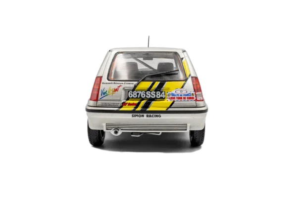 RENAULT 5 GT TURBO MK2 SILVER #17 A.OREILLE TOUR DE CORSE 1989 miniature 1/18 Solido vue arriere