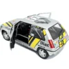 RENAULT 5 GT TURBO MK2 SILVER #17 A.OREILLE TOUR DE CORSE 1989 miniature 1/18 Solido vue du dessus