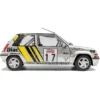 RENAULT 5 GT TURBO MK2 SILVER #17 A.OREILLE TOUR DE CORSE 1989 miniature 1/18 Solido vue cote droit