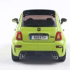 FIAT F595 ABARTH VERDE ADRENALINA 2023 miniature 1/18 Solido vue arriere