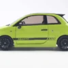FIAT F595 ABARTH VERDE ADRENALINA 2023 miniature 1/18 Solido vue cote gauche
