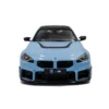 BMW M2 PERFORMANCE PARTS ZANDVOORT BLUE 2024 miniature 1/18 Solido vue de face