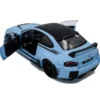BMW M2 PERFORMANCE PARTS ZANDVOORT BLUE 2024 miniature 1/18 Solido vue du dessus