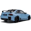BMW M2 PERFORMANCE PARTS ZANDVOORT BLUE 2024 miniature 1/18 Solido vue arriere droite