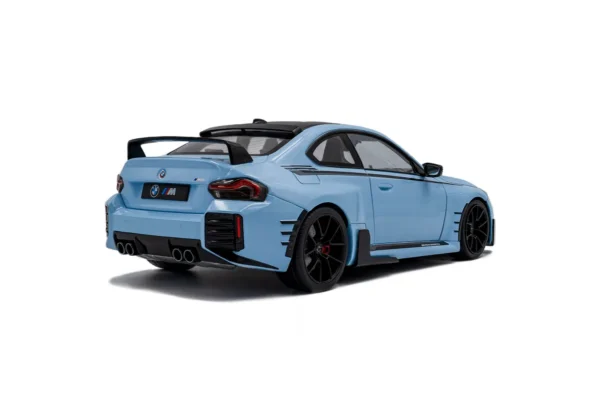 BMW M2 PERFORMANCE PARTS ZANDVOORT BLUE 2024 miniature 1/18 Solido vue arriere droite