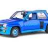 RENAULT 5 TURBO BLEU OLYMPE 1981 - 1/18 Solido RENAULT 5 TURBO BLEU OLYMPE 1981 miniature 1/18 Solido vue avant gauche