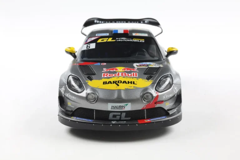 ALPINE A110 RGT+ GREY #6 S.LOEB / L.GODEY RALLYE DU MONT BLANC 2024 miniature 1/18 Solido vue de face