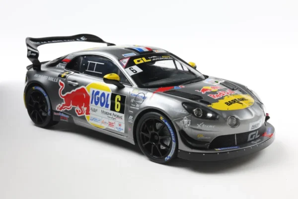 ALPINE A110 RGT+ GREY #6 S.LOEB / L.GODEY RALLYE DU MONT BLANC 2024 - 1/18 Solido ALPINE A110 RGT+ GREY #6 S.LOEB / L.GODEY RALLYE DU MONT BLANC 2024 miniature 1/18 Solido vue avant droite