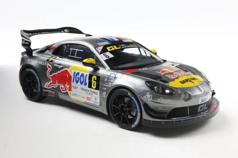 ALPINE A110 RGT+ GREY #6 S.LOEB / L.GODEY RALLYE DU MONT BLANC 2024 miniature 1/18 Solido vue avant droite