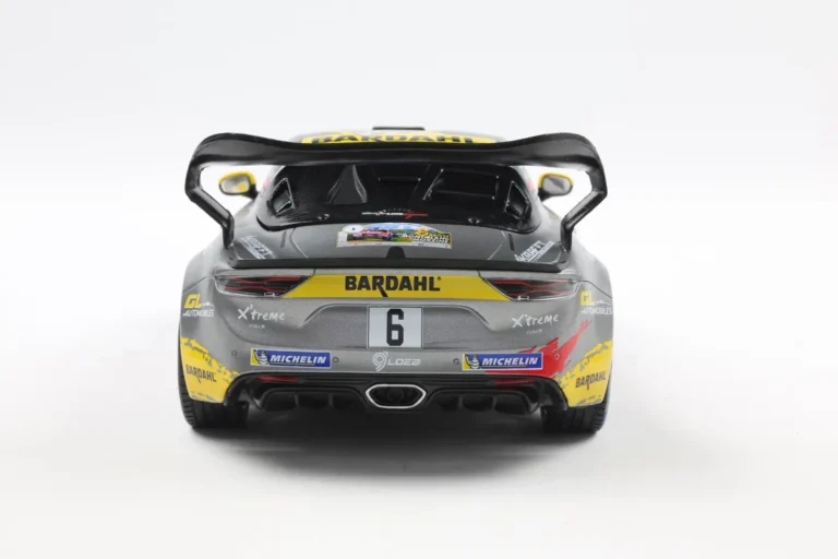 ALPINE A110 RGT+ GREY #6 S.LOEB / L.GODEY RALLYE DU MONT BLANC 2024 miniature 1/18 Solido vue arriere