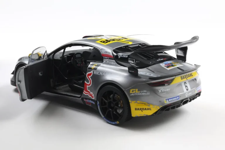 ALPINE A110 RGT+ GREY #6 S.LOEB / L.GODEY RALLYE DU MONT BLANC 2024 miniature 1/18 Solido vue du dessus