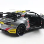 ALPINE A110 RGT+ GREY #6 S.LOEB / L.GODEY RALLYE DU MONT BLANC 2024 miniature 1/18 Solido vue arriere droite