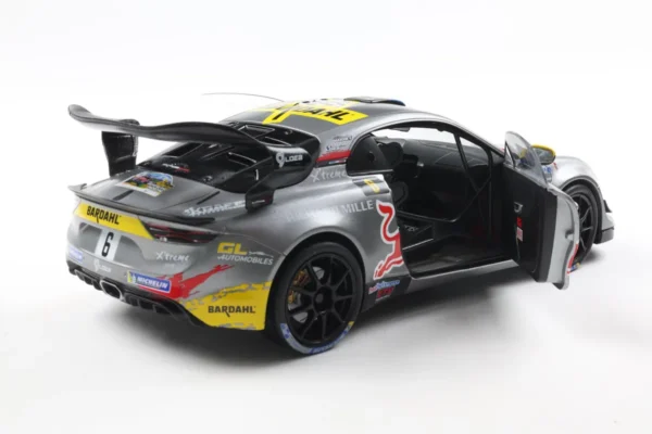 ALPINE A110 RGT+ GREY #6 S.LOEB / L.GODEY RALLYE DU MONT BLANC 2024 - 1/18 Solido ALPINE A110 RGT+ GREY #6 S.LOEB / L.GODEY RALLYE DU MONT BLANC 2024 miniature 1/18 Solido vue arriere droite