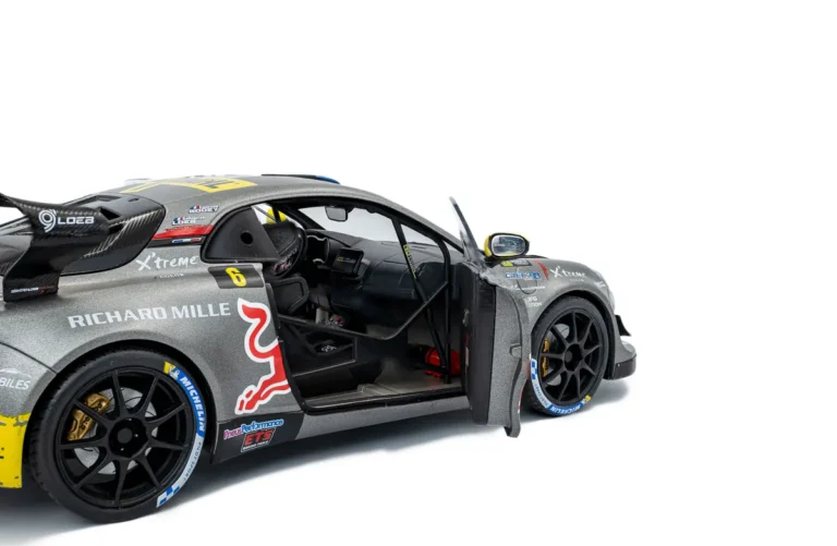 ALPINE A110 RGT+ GREY #6 S.LOEB / L.GODEY RALLYE DU MONT BLANC 2024 miniature 1/18 Solido collection