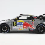ALPINE A110 RGT+ GREY #6 S.LOEB / L.GODEY RALLYE DU MONT BLANC 2024 miniature 1/18 Solido vue cote gauche