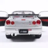 NISSAN SKYLINE GT-R (BNR34) WITH NISMO PARTS SILVER 1999 - 1/18 Solido NISSAN SKYLINE GT-R (BNR34) WITH NISMO PARTS SILVER 1999 miniature 1/18 Solido vue arriere