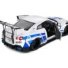 NISSAN GT-R (R35) W/ LIBERTY WALK BODY KIT 2.0 WHITE AND BLUE STRIPES 2024 miniature 1/18 Solido collection