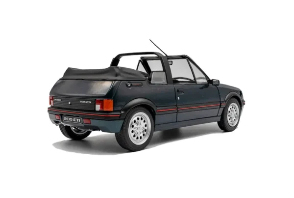 PEUGEOT 205 CTI GREEN 1986 - 1/18 SOLIDO PEUGEOT 205 CTI GREEN 1986 miniature 1/18 Solido collection