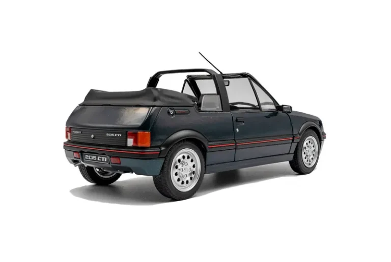 PEUGEOT 205 CTI GREEN 1986 miniature 1/18 Solido collection