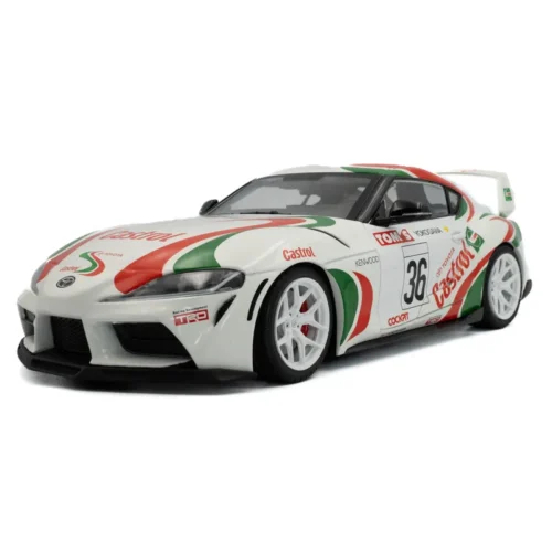TOYOTA GR SUPRA TOYOTA RACING TRIBUTE WHITE 2024 miniature 1/18 Solido vue avant gauche