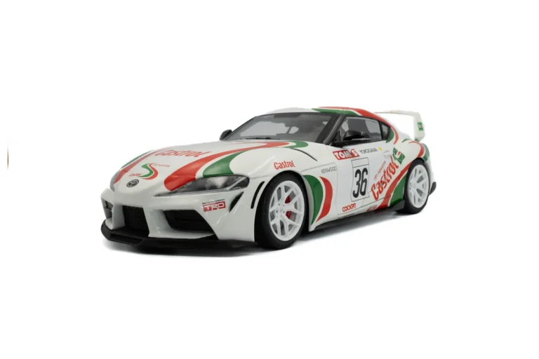 TOYOTA GR SUPRA TOYOTA RACING TRIBUTE WHITE 2024 miniature 1/18 Solido vue avant gauche