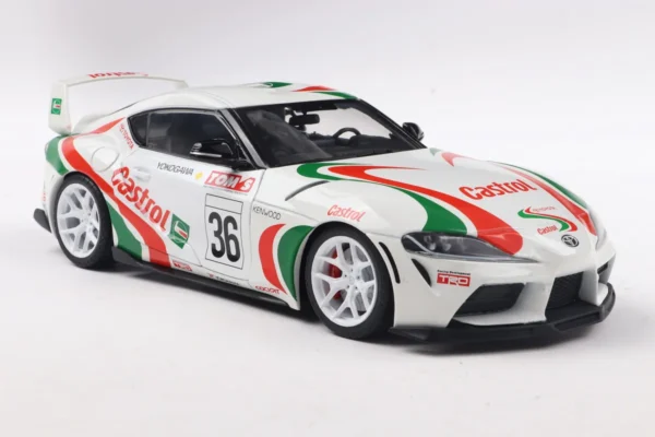 TOYOTA GR SUPRA TOYOTA RACING TRIBUTE WHITE 2024 miniature 1/18 Solido vue avant droite