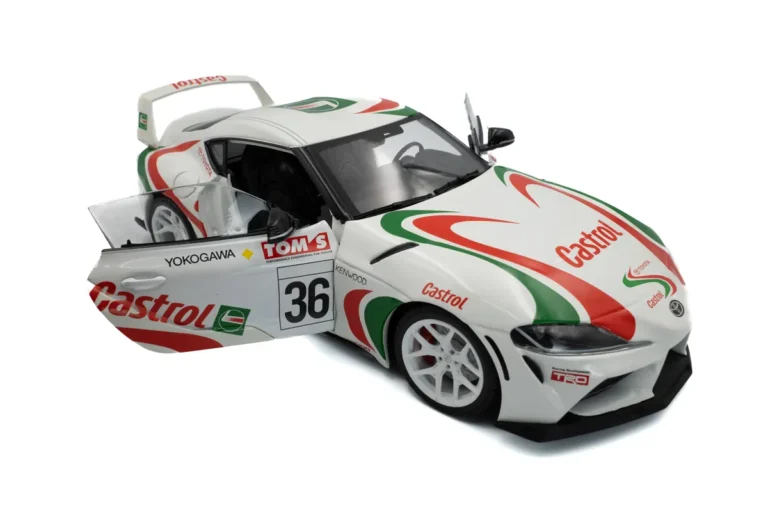 TOYOTA GR SUPRA TOYOTA RACING TRIBUTE WHITE 2024 miniature 1/18 Solido collection