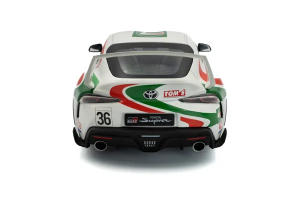TOYOTA GR SUPRA TOYOTA RACING TRIBUTE WHITE 2024 miniature 1/18 Solido vue arriere
