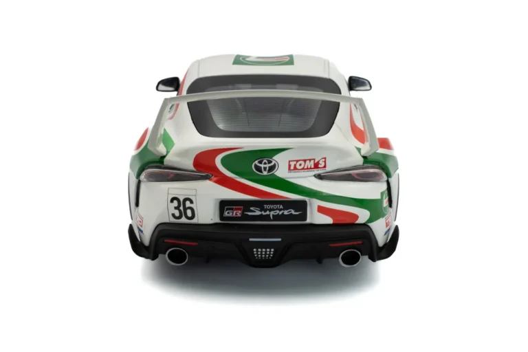TOYOTA GR SUPRA TOYOTA RACING TRIBUTE WHITE 2024 miniature 1/18 Solido vue arriere