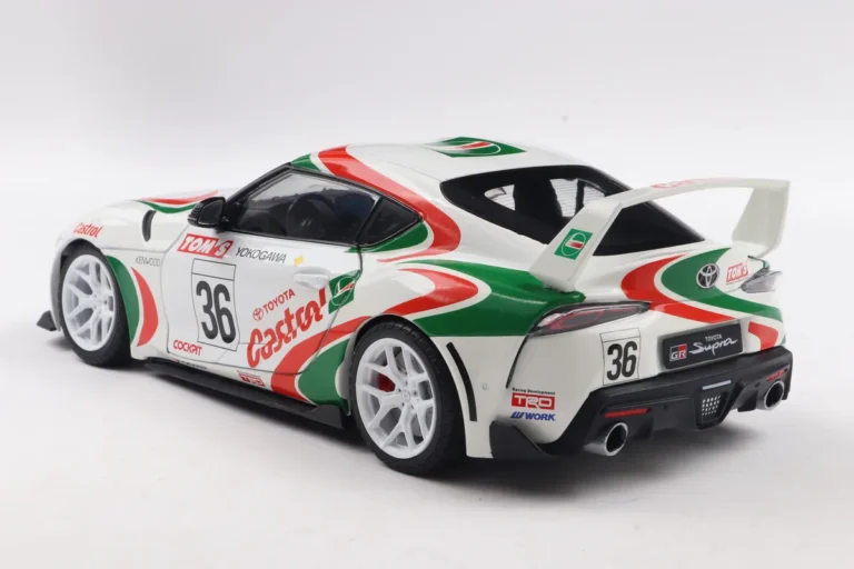 TOYOTA GR SUPRA TOYOTA RACING TRIBUTE WHITE 2024 miniature 1/18 Solido vue arriere gauche