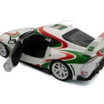 TOYOTA GR SUPRA TOYOTA RACING TRIBUTE WHITE 2024 miniature 1/18 Solido vue du dessus