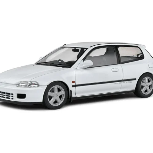 HONDA CIVIC (EG6) FROST WHITE 1991 miniature 1/18 Solido vue avant gauche