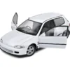 HONDA CIVIC (EG6) FROST WHITE 1991 miniature 1/18 Solido collection