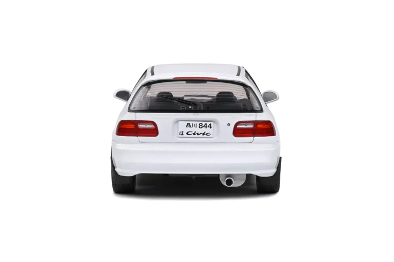 HONDA CIVIC (EG6) FROST WHITE 1991 miniature 1/18 Solido vue arriere