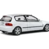 HONDA CIVIC (EG6) FROST WHITE 1991 miniature 1/18 Solido vue arriere droite