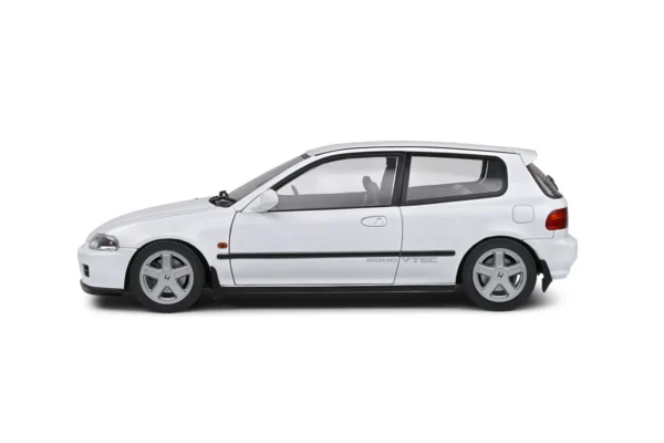 HONDA CIVIC (EG6) FROST WHITE 1991 miniature 1/18 Solido vue cote gauche