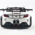 TOYOTA GR86 LBWK BODY KIT PEARL WHITE 2024 miniature 1/18 Solido vue arriere