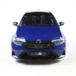 BMW M5 TOURING M MARINA BAY BLUE METALLIC 2024 miniature 1/18 Solido vue de face
